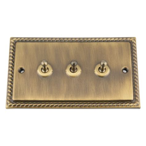 Full Range Of Georgian Antique Brass Sockets And Switches Ebay