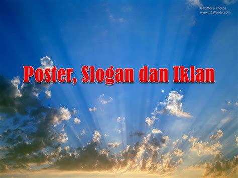 Menyunting Iklan Slogan Dan Poster