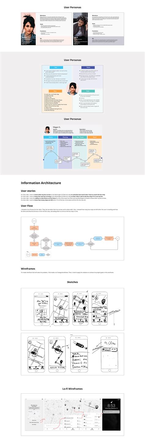 Bustime. A bus tracker app Case Study on Behance