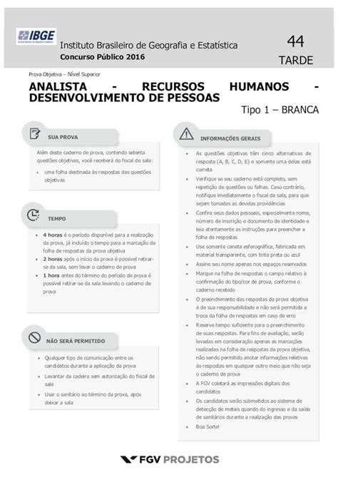 PDF ANALISTA RECURSOS HUMANOS DESENVOLVIMENTO Instituto