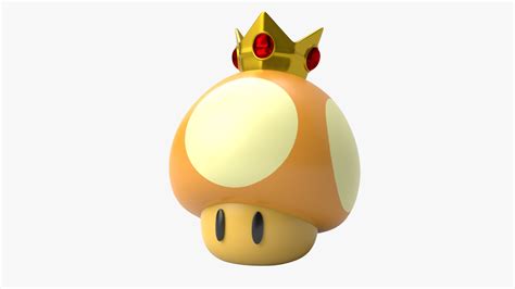 3D super mario golden mushroom - TurboSquid 1593911