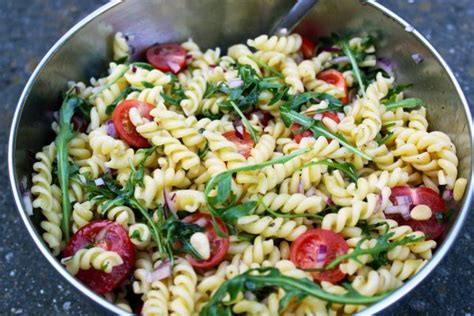 Recept Voor Koude Pastasalade Met Rucola En Kerstomaat