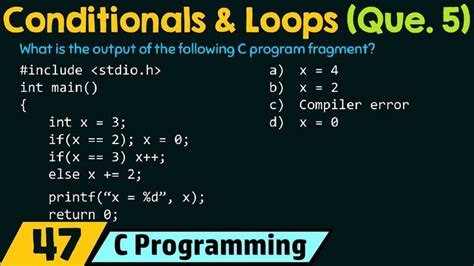 Conditionals And Loops Solved Problem C Programming Learning