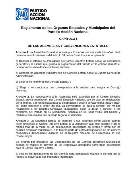 PDF Reglamento de los Órganos Estatales y Municipales Reglamento