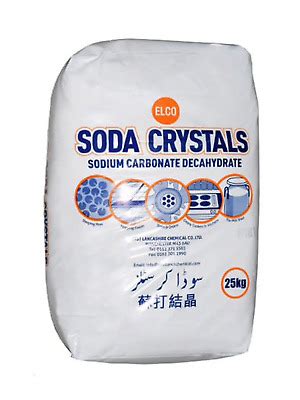 Soda Crystals Kg Elco Sodium Carbonate Decahydrate