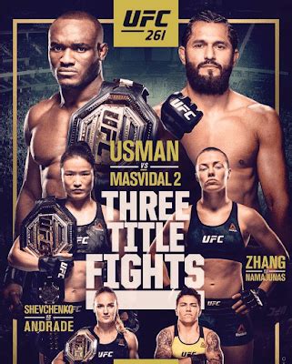 Ufc Kumaru Usman Vs Jeorge Masvidal Zhang Weili Vs Rose