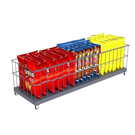 Crisp Display Low Level Maxshelf Retail Equipment Solutions