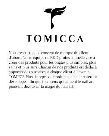 TOMICCA Vernis Semi Permanent Kit 6 couleurs Rose Nude Rouge Vernis Gel UV Soak Off Vernis à