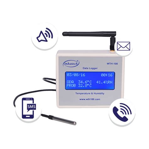 WTH100 Temperature & Humidity Monitoring Device | Inkatech Measurement ...