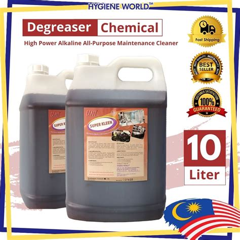 10l Uni Super Kleen Heavy Duty Degreaser Alkaline Cleaner Oil