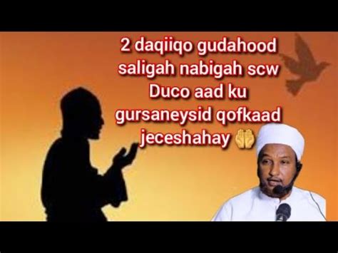 2 Daqiiqo Gudahood Saligah Nabigah Scw Duco Aad Ku Gursaneysid Qofkaad