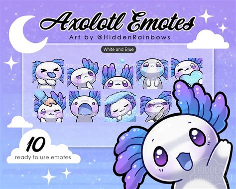 Animated Axolotl Fish Emote For Twitch Discord Streamer Etsy The Best