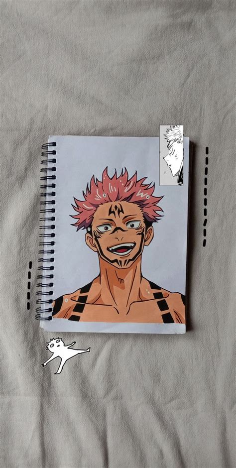 Sakuna Jujutsu Kaisen 👺 Anime Drawing Books Mini Canvas Art