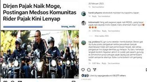 Sri Mulyani Perintahkan Klub Moge Pajak Dibubarkan Otopedia KatadataOTO