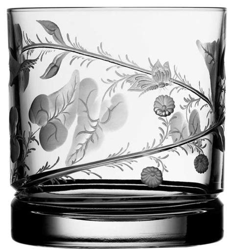 Varga Art Crystal Rainforest Double Old Fashioned Glass The Pink Daisy