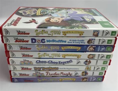 DISNEY JUNIOR & Mickey Mouse Clubhouse Kids DVD Bundle x 11 Region 4 ...