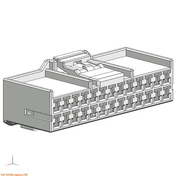 PA66 Housing Connector 309226041AAW Hu Lane Associate Inc