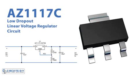 AZ1117C Low Dropout Linear Voltage Regulator Circuit