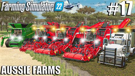 Start Of The Harvesting Season W Grimme And John Deere Aussie Farms 22 Farming Simulator 22