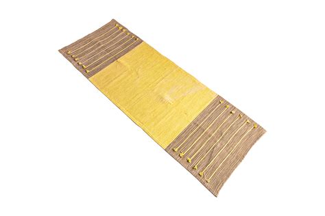 Hand Made Ayurvedic Yoga Mat – Vata – Yellow Turmeric – Aura Mat