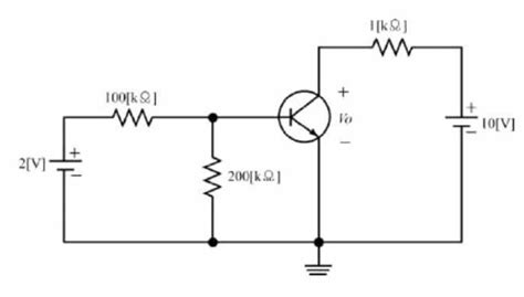 Solved Beta Vbe V Use Kirchhoff S Law To Solve Vo Chegg