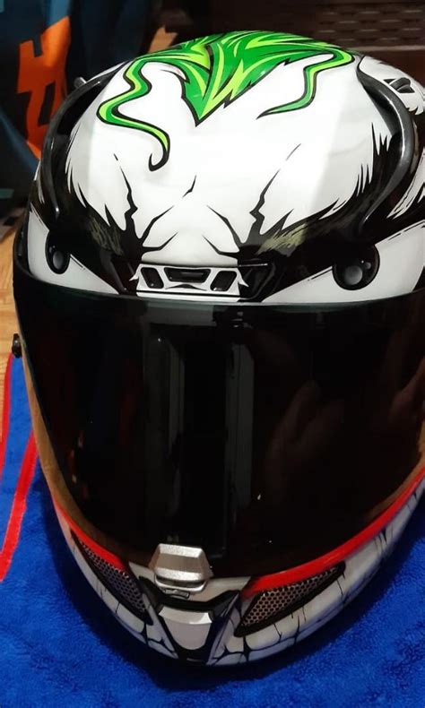 HELM HJC RPHA 11 PRO DC JOKER XL Optional With Parani