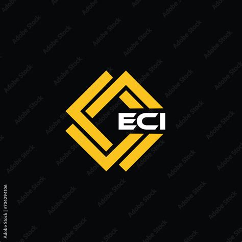 Eci Letter Design For Logo And Iconeci Typography For Technology