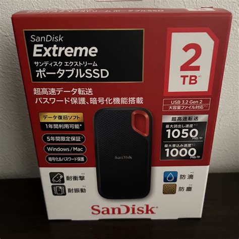 Sandisk Sandisk ポータブルssd 新品未開封品の通販 By 海洋深層水 S Shop｜サンディスクならラクマ