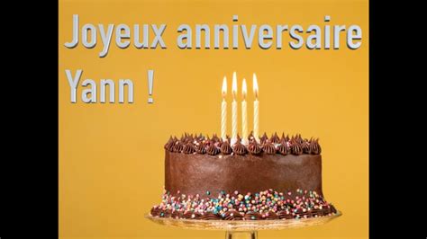 Joyeux Anniversaire Yann Official Music Video Youtube