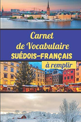 Carnet de Vocabulaire Suédois Français à Remplir Simple Petit Cahier