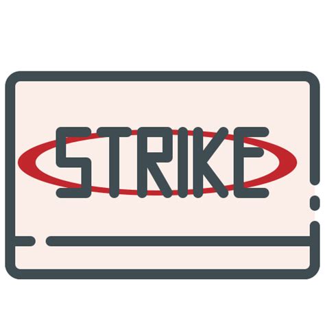 Strike Generic Outline Color icon