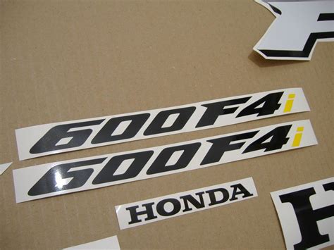 Honda Cbr 600 F4i 2004 Decals Set Full Kit Redsilver Version