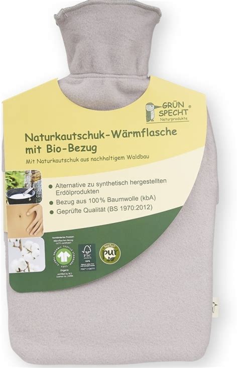 Gr Nspecht Bio W Rmflasche Mit Naturkautschuk Bionaturwelt