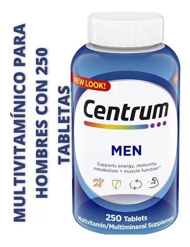 Centrum Men Hombre Multivitam Nico Tabletas Env O Gratis