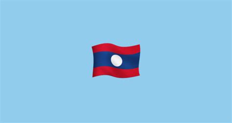 🇱🇦 Flag: Laos Emoji on Twitter Emoji Stickers 13.1