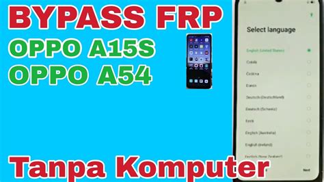 Cara Bypass Frp Oppo A15s Lupa Kunci Layar Dan Akun Google Bypass Frp