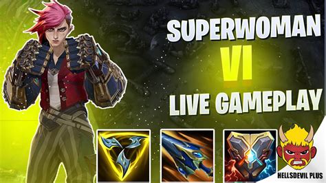 Trying Superwoman Vi Build Wild Rift Hellsdevil Plus Gameplay Youtube