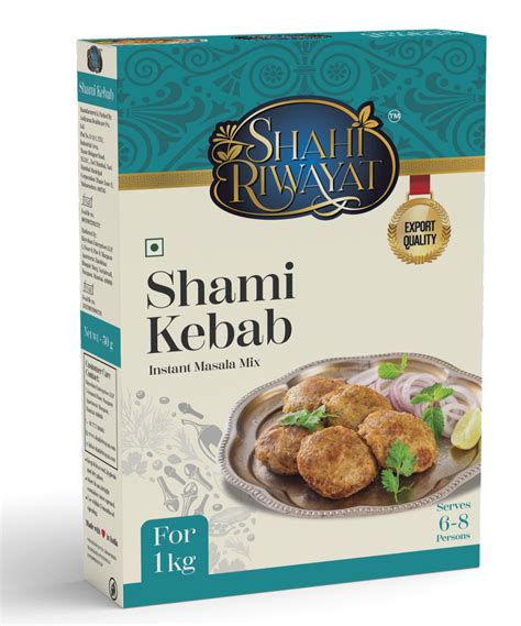 Shahi Riwayat Shami Kebab Masala G Packaging Size Gm At Rs