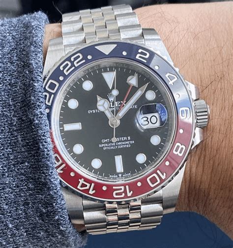 Rolex Gmt Master Ii Ref Blro Pepsi Juwelier Mere