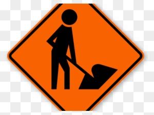 Road Construction Signs Clip Art, Transparent PNG Clipart Images Free ...