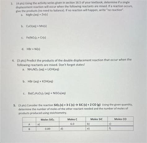 Solved Spts Complete And Balance The Following Chegg