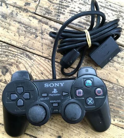 Manette Officielle Sony Ps2 Dualshock 2 Noire Gamepad Psone Scph 10010