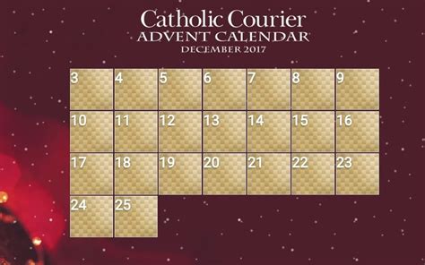 2017 Catholic Courier Advent Calendar - Catholic Courier