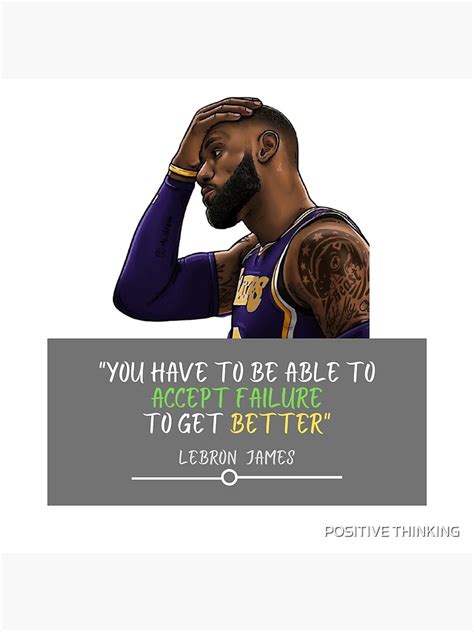 Lebron James Inspirational Quote Poster By Alexandre167 Redbubble