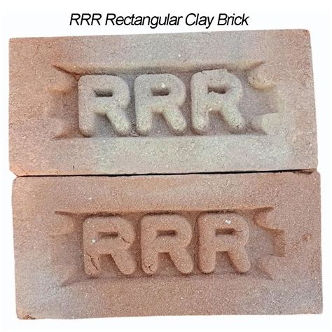 RRR Rectangular Clay Brick 9 In X 4 In X 3 In Packaging Type Loose