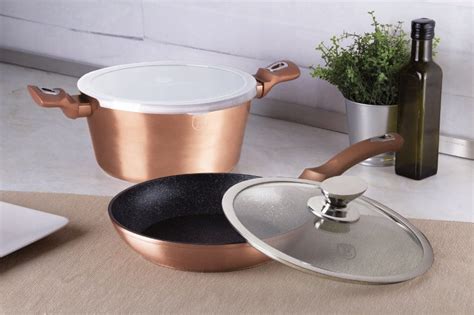 Zestaw Garnk W Berlinger Haus Rose Gold Aluminiowe El Berlinger Haus