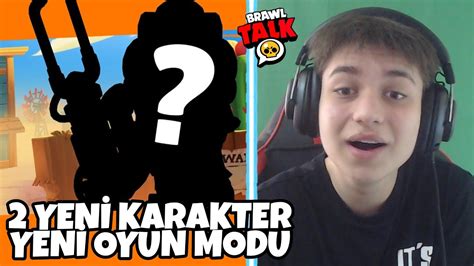 Brawl Talk Gelİyor 2 Yenİ Karakter Ve Yenİ Oyun Modu Brawl Stars Youtube