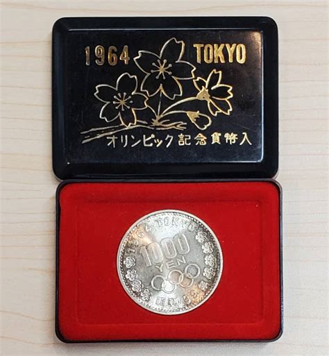 Yahooオークション 1964年 東京オリンピック記念 1000円銀貨 昭和39