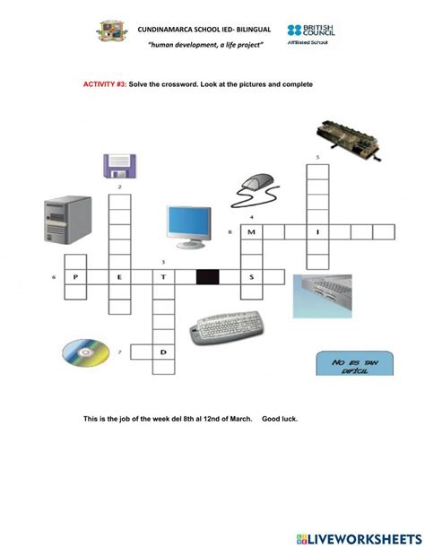 parts   computer activity   grade  worksheets