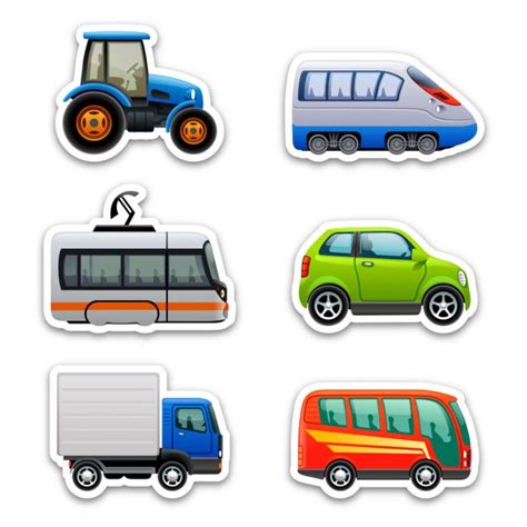 Transportation Icon Set Stock Vector Image By Kolopach